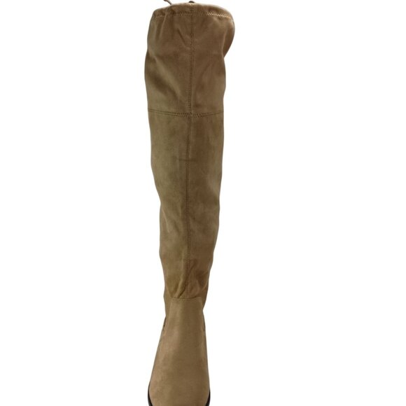 Amputee Allegra K Round Toe Chunky Heel Suede Boot Single Right Boot Only Sz. 7- - Picture 2 of 6